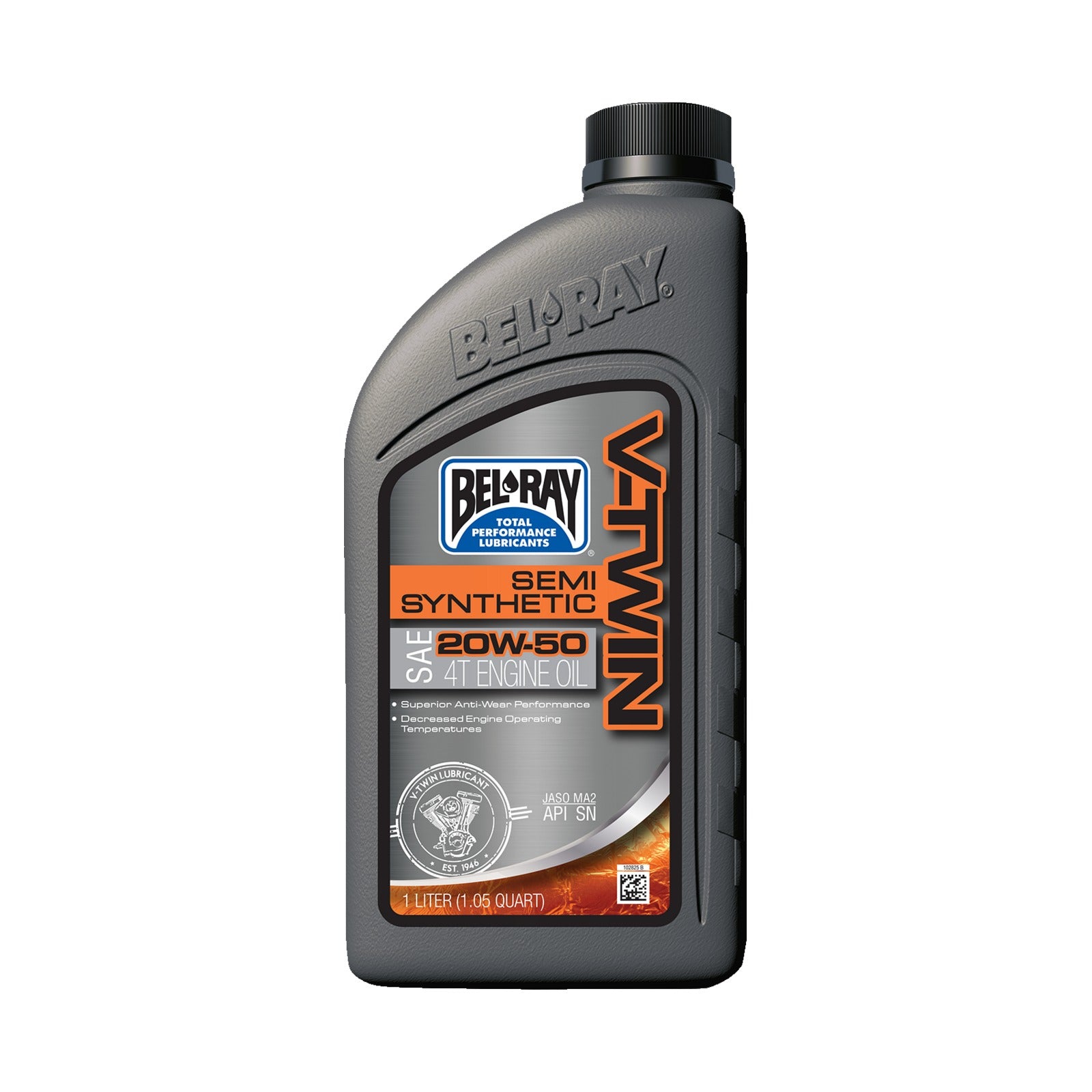 BEL-RAY - V TWIN SEMI SYNTHETIC OIL - 20W-50 -1L