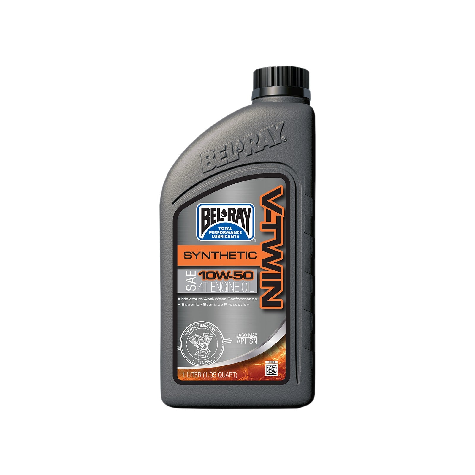 BEL-RAY - V-TWIN SYNTHETIC OIL - 10W-50 - 1L