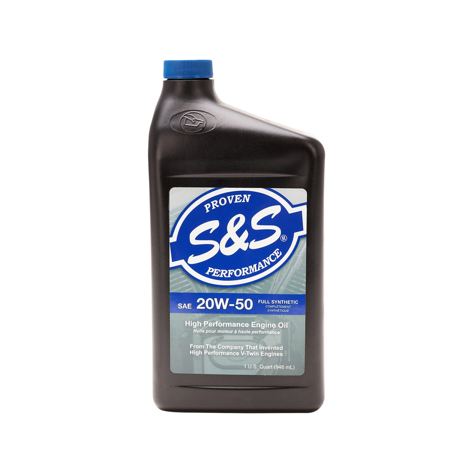 S&S CYCLE - SYNTHETIC OIL 20W-50 - 1 U.S. QUART
