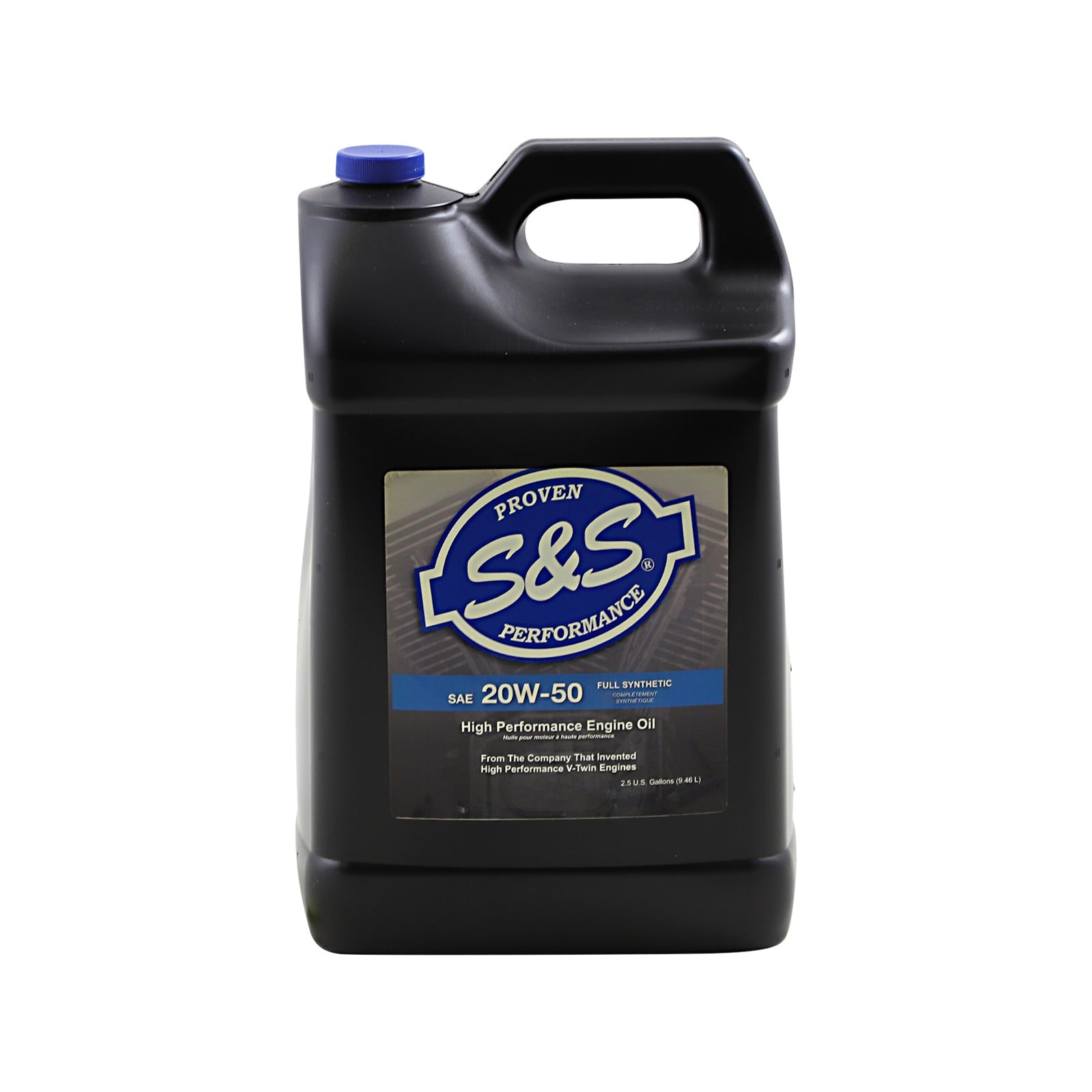 S&S CYCLE - SYNTHETIC OIL 20W-50 - 2.5 U.S. GAL.