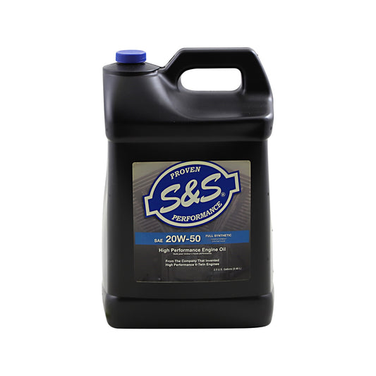 S&S CYCLE - SYNTHETIC OIL 20W-50 - 2.5 U.S. GAL.