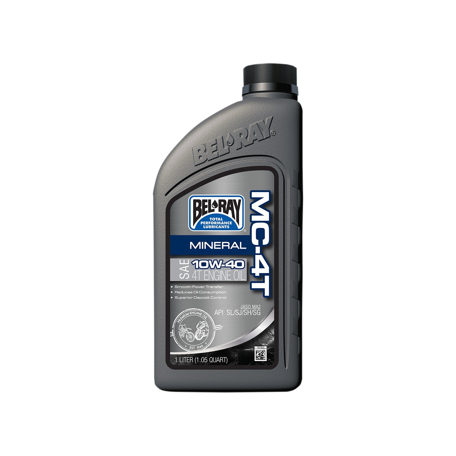 BEL-RAY - MC-4T MINERAL OIL - 10W-40 - 1L