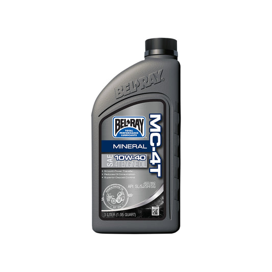 BEL-RAY - MC-4T MINERAL OIL - 10W-40 - 1L