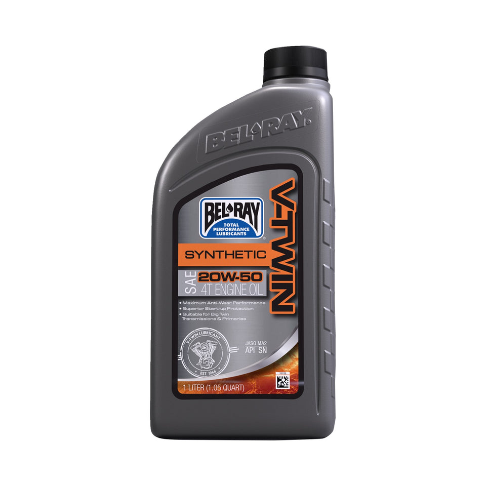 BEL-RAY - V-TWIN SYNTHETIC OIL - 20W-50 - 1L
