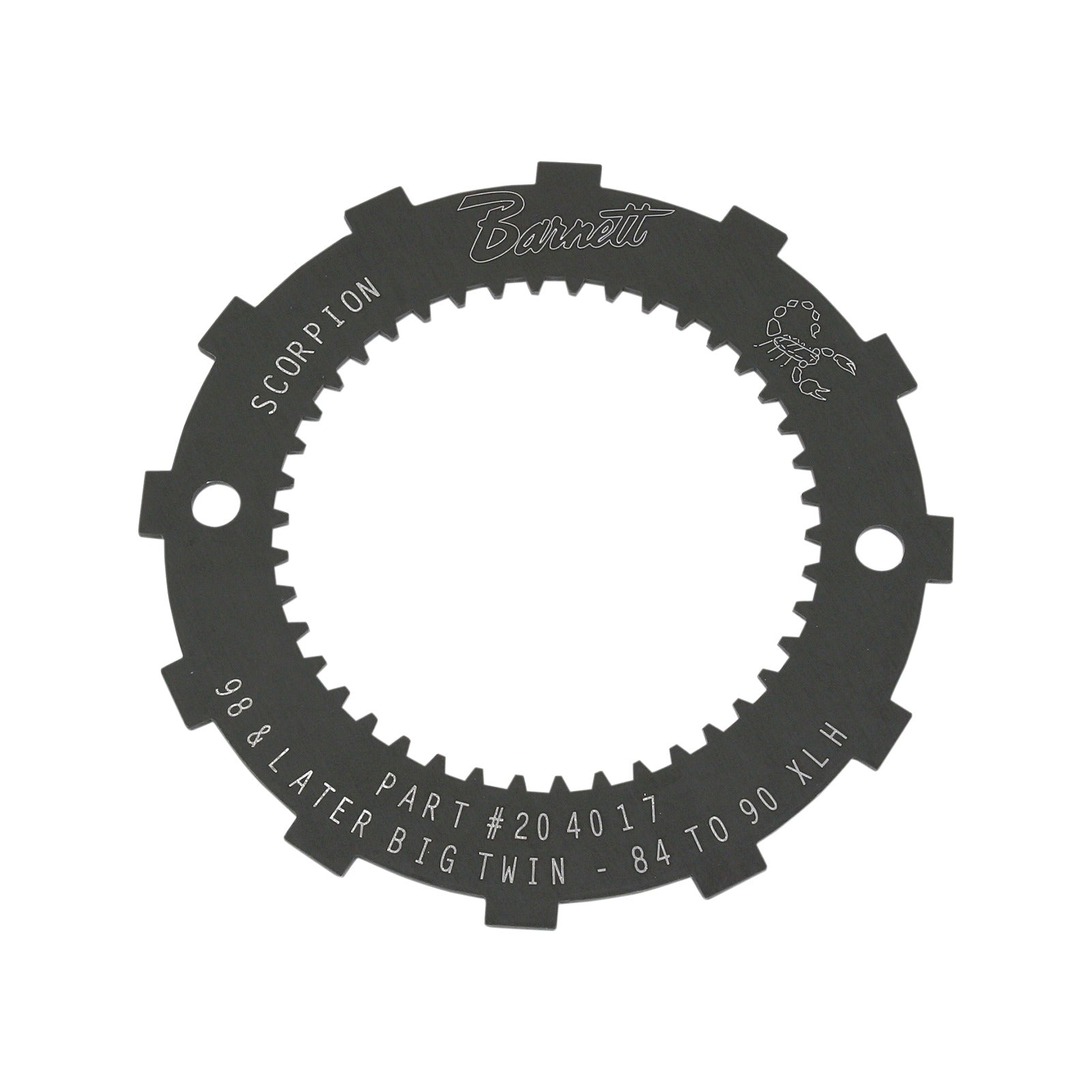 BARNETT - LOCK PLATE - CLUTCH BASKET - SCORPION - '86-'90 XL/'98-'05 DYNA/'99-'00 FXR/'97-'06 SOFTAIL/TOURING