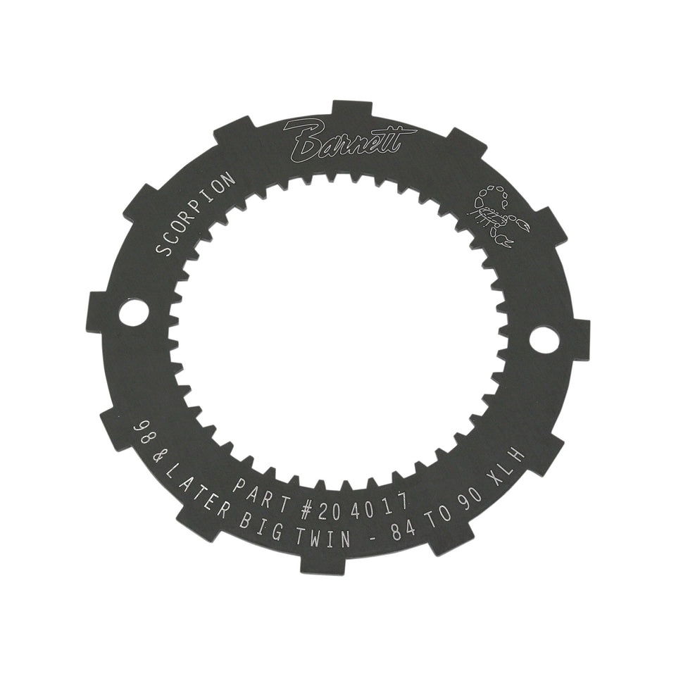 BARNETT - LOCK PLATE - CLUTCH BASKET - SCORPION - '86-'90 XL/'98-'05 DYNA/'99-'00 FXR/'97-'06 SOFTAIL/TOURING
