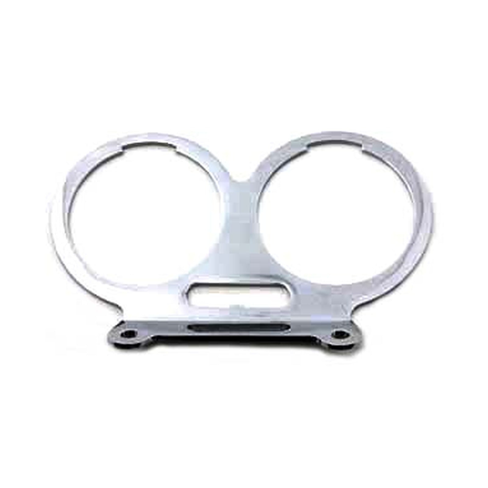 V-TWIN MFG - DUAL GAUGE MOUNT BRACKET - CHROME