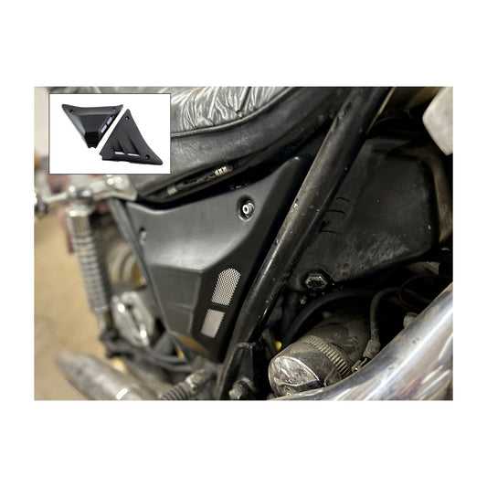 V-TWIN MFG - FXR FRAME SIDE COVER SET - VENTED