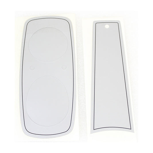 V-TWIN MFG - FXR DASH DECAL SET - SILVER