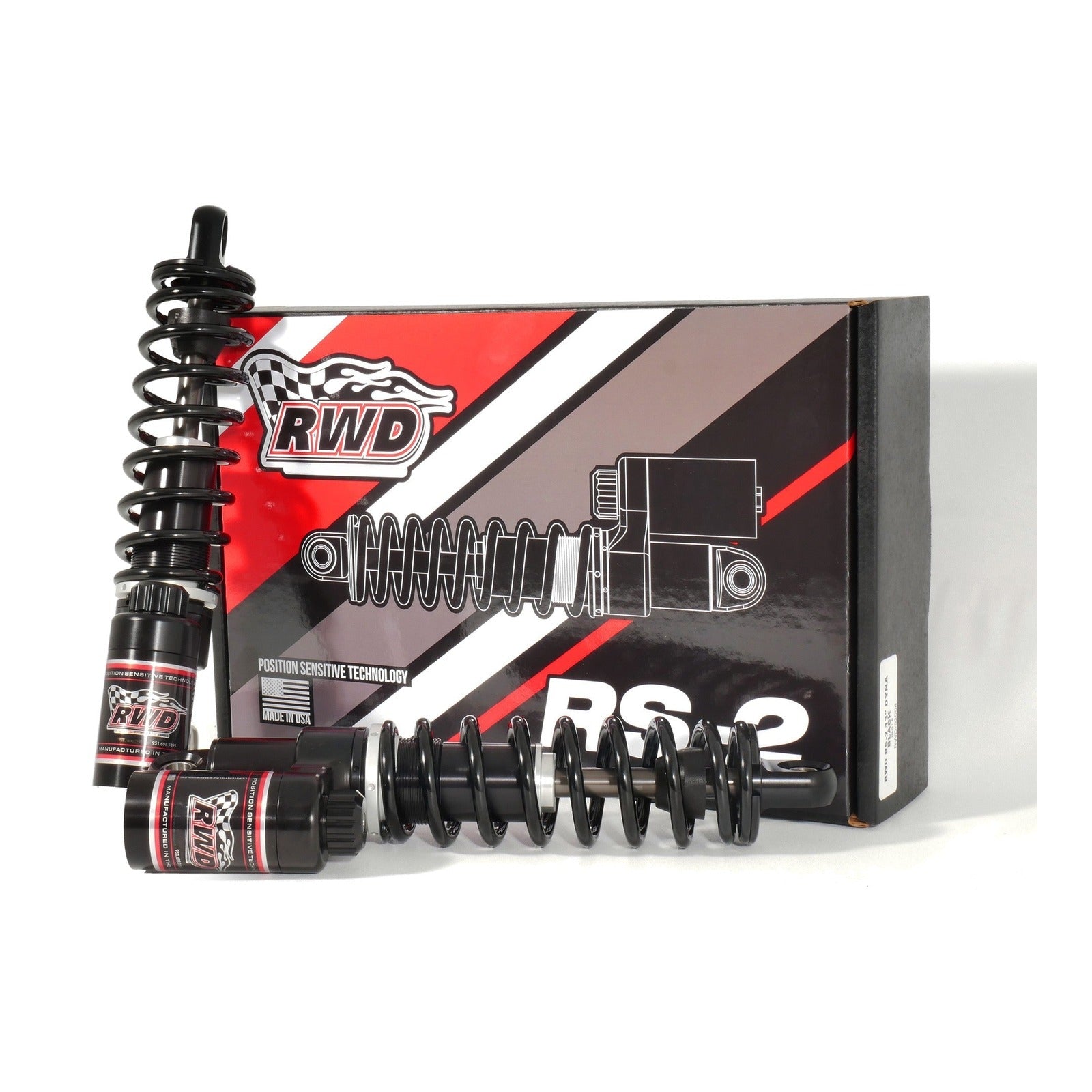 RWD RS-2 Rear Shock Absorber for 1999 - 2026 Harley Davidson Touring Models