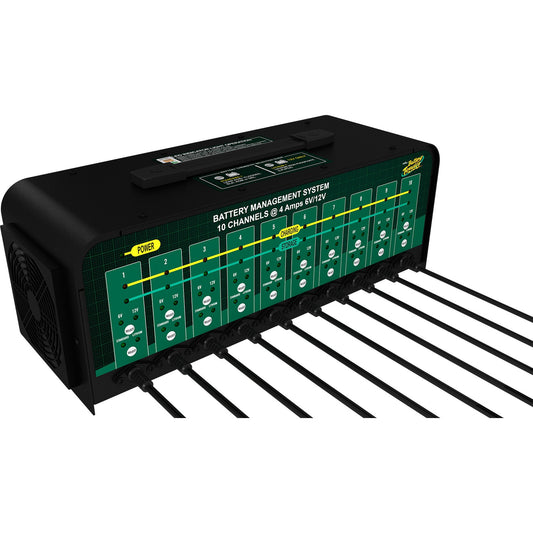 BATTERY TENDER - BATTERY MANAGEMENT SYSTEM CHARGER - 10 BANK BATTERY CHARGER