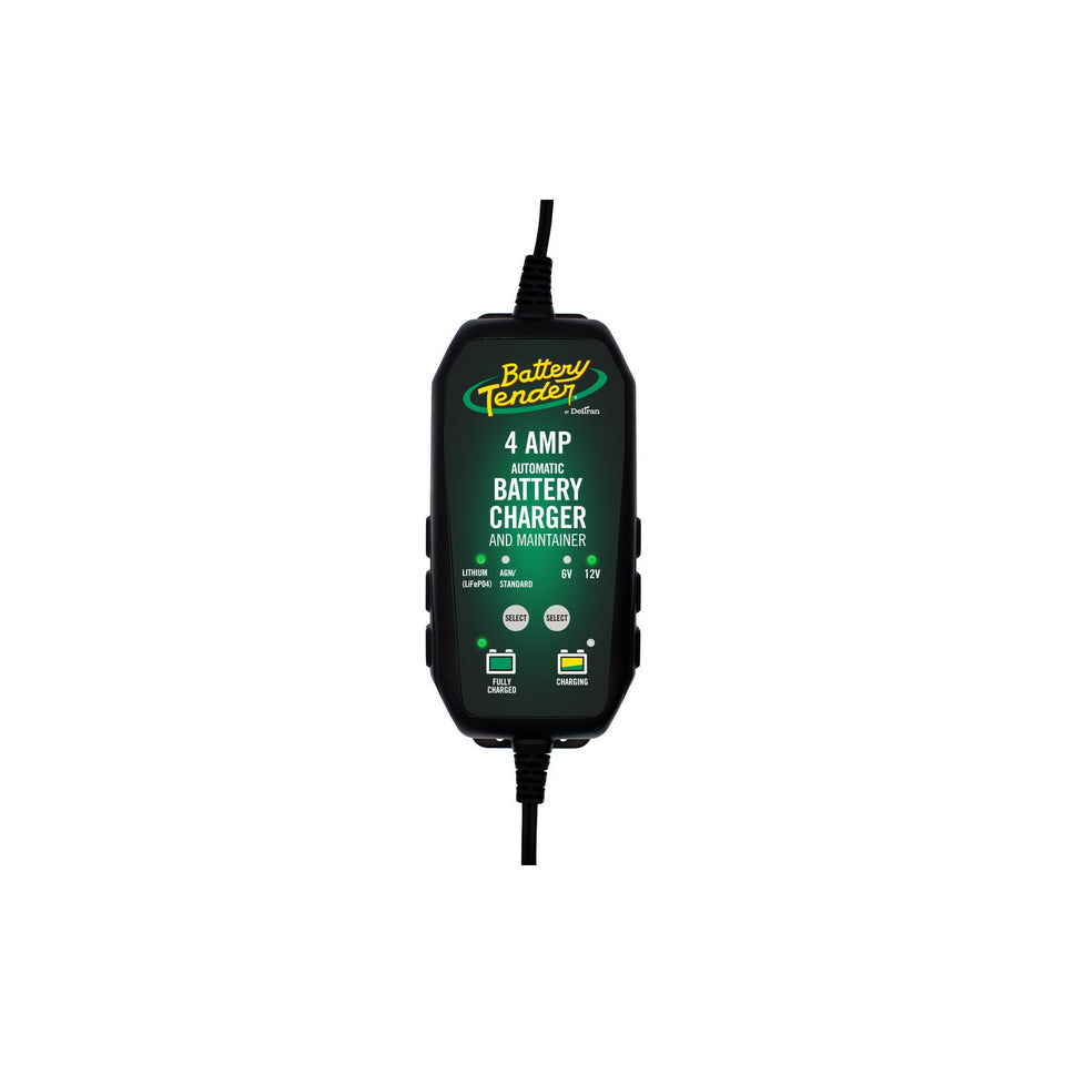 BATTERY TENDER - 4 AMP SELECTABLE BATTERY CHARGER