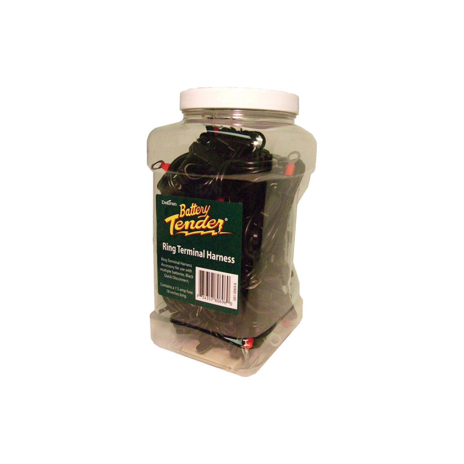 BATTERY TENDER - THE RING JAR - QUICK DISCONNECT LEADS W/RING CONNECTOR 25/PK DISPLAY