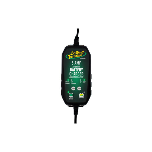 BATTERY TENDER - HIGH EFFICIENCY BATTERY CHARGER - PLUS 5 AMP HE CHARGER