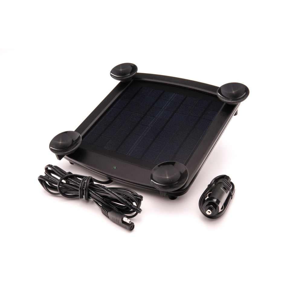 BATTERY TENDER - SOLAR CHARGERS - 5 WATT SOLAR PANEL W/ HANDLEBAR MOUNT