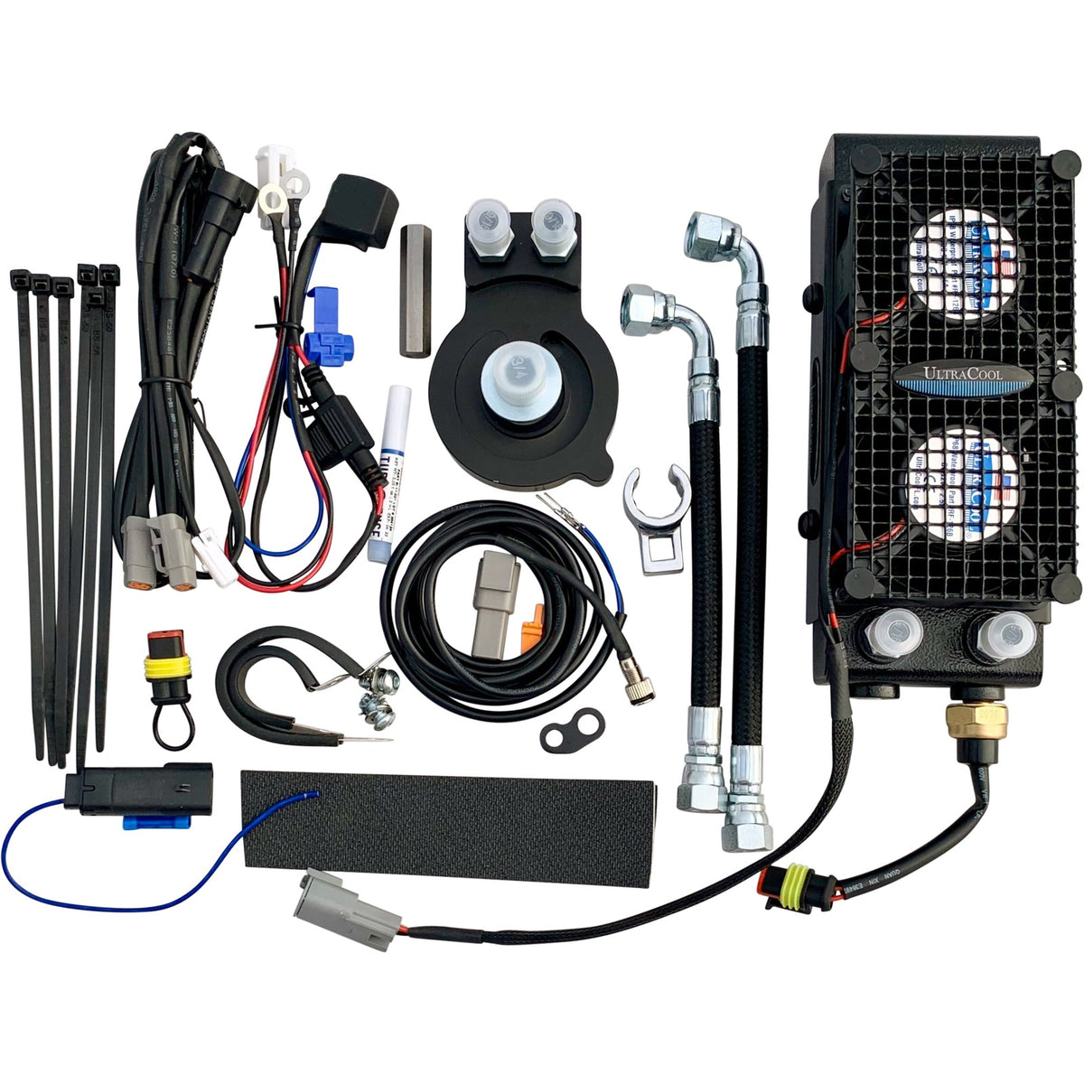 ULTRACOOL - OIL COOLER M8 TOURING 17-23 (CHOPPED GUARD)