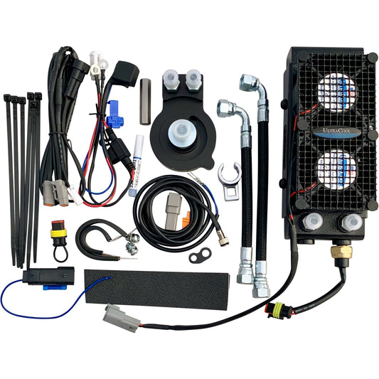 ULTRACOOL - OIL COOLER M8 TOURING 17-23 (CHOPPED GUARD)