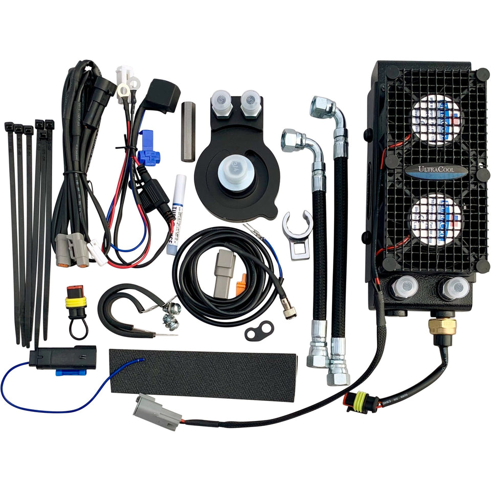 ULTRACOOL - OIL COOLER M8 TOURING 17-23 (CHOPPED GUARD)