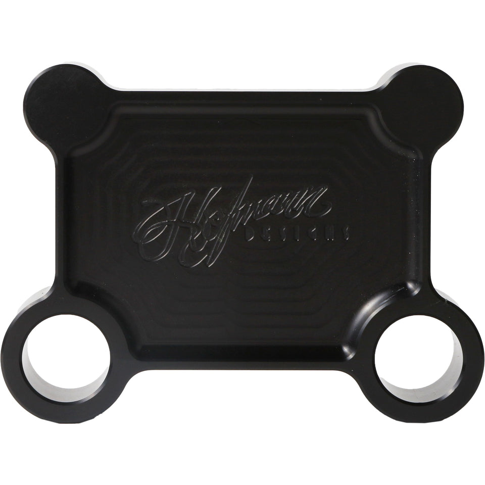 HOFMANN DESIGNS - H/D BILLET PULL BACK PLATE BLACK BATWING