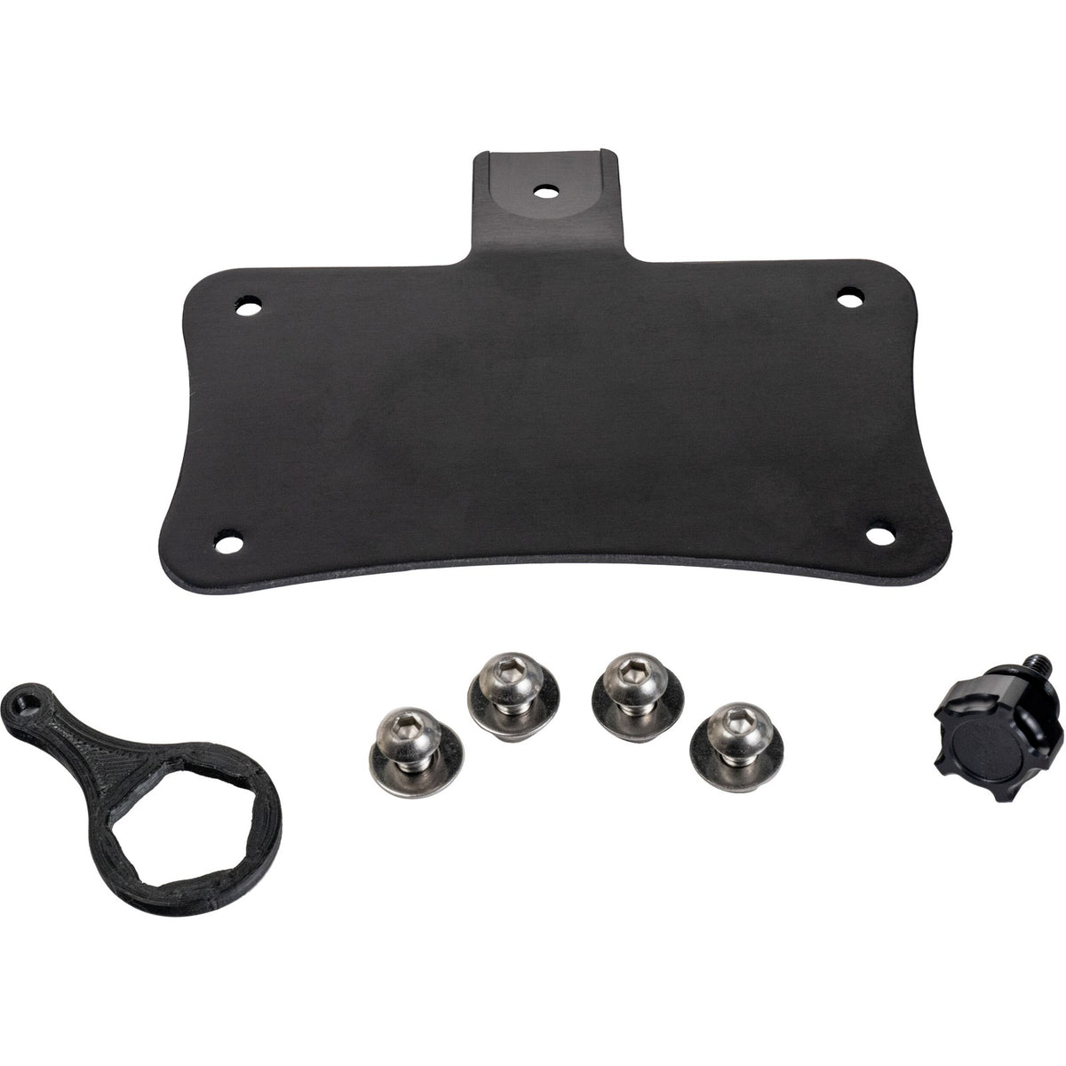 HOFMANN DESIGNS - LAYDOWN LICENSE PLATE MOUNT BLACK