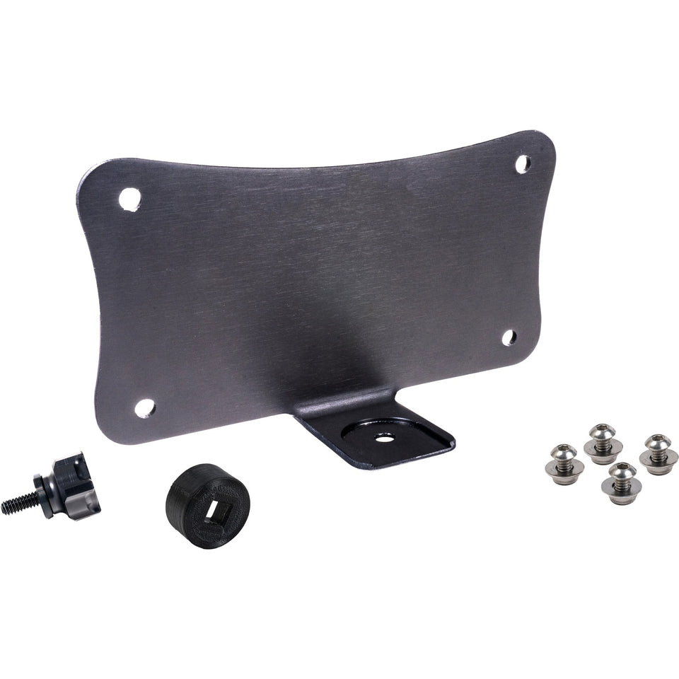 HOFMANN DESIGNS - UPRIGHT LICENSE PLATE MOUNT BLACK
