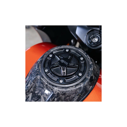 HOFMANN DESIGNS - 5 STAR GAS CAP ASSEMBLY BLACK CVO 23-24