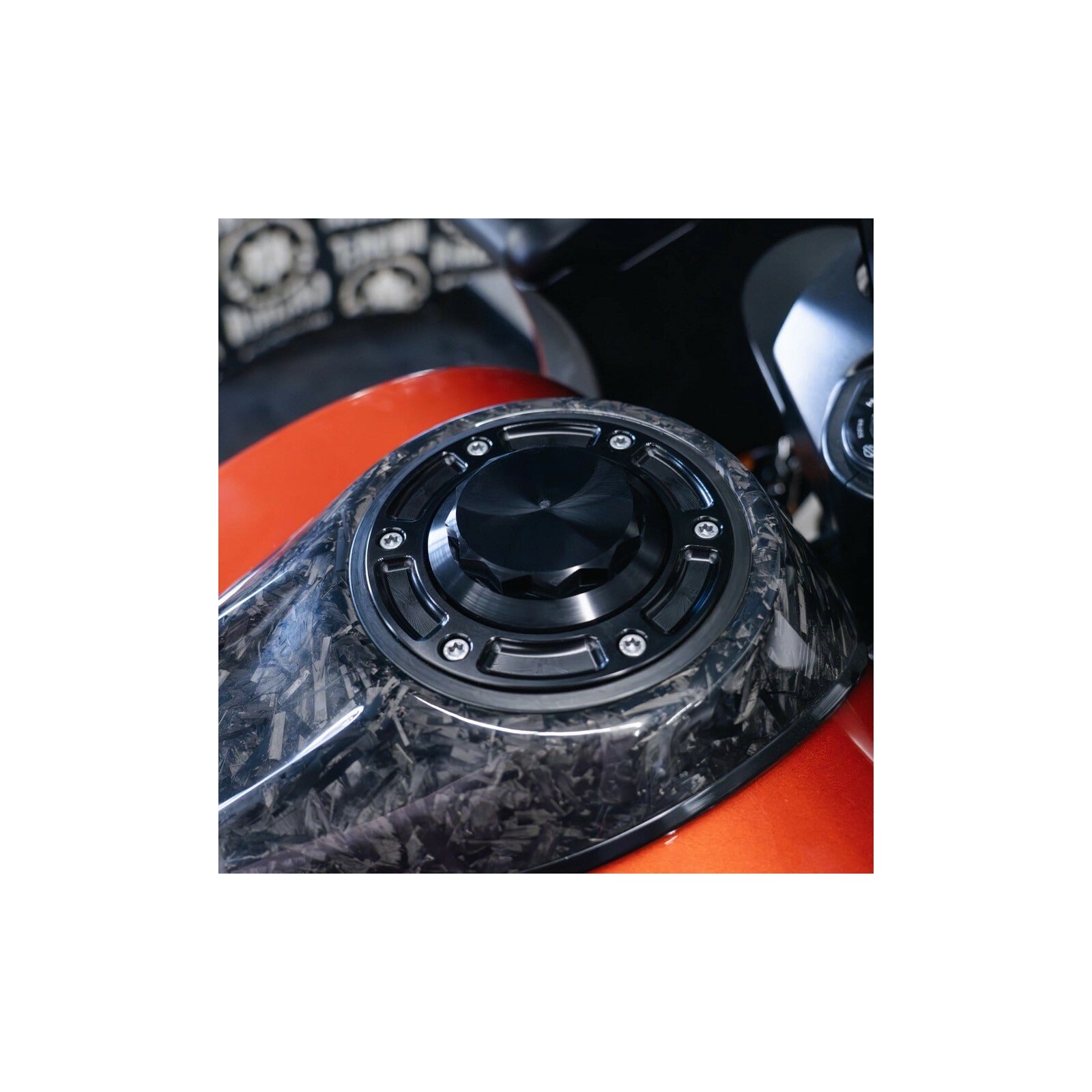 HOFMANN DESIGNS - 12 POINT GAS CAP ASSEMBLY BLACK CVO 23-24