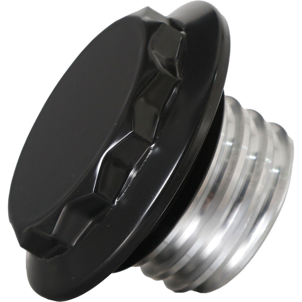 HOFMANN DESIGNS - H/D BILLET 12 POINT VENTED BLACK FUEL CAP