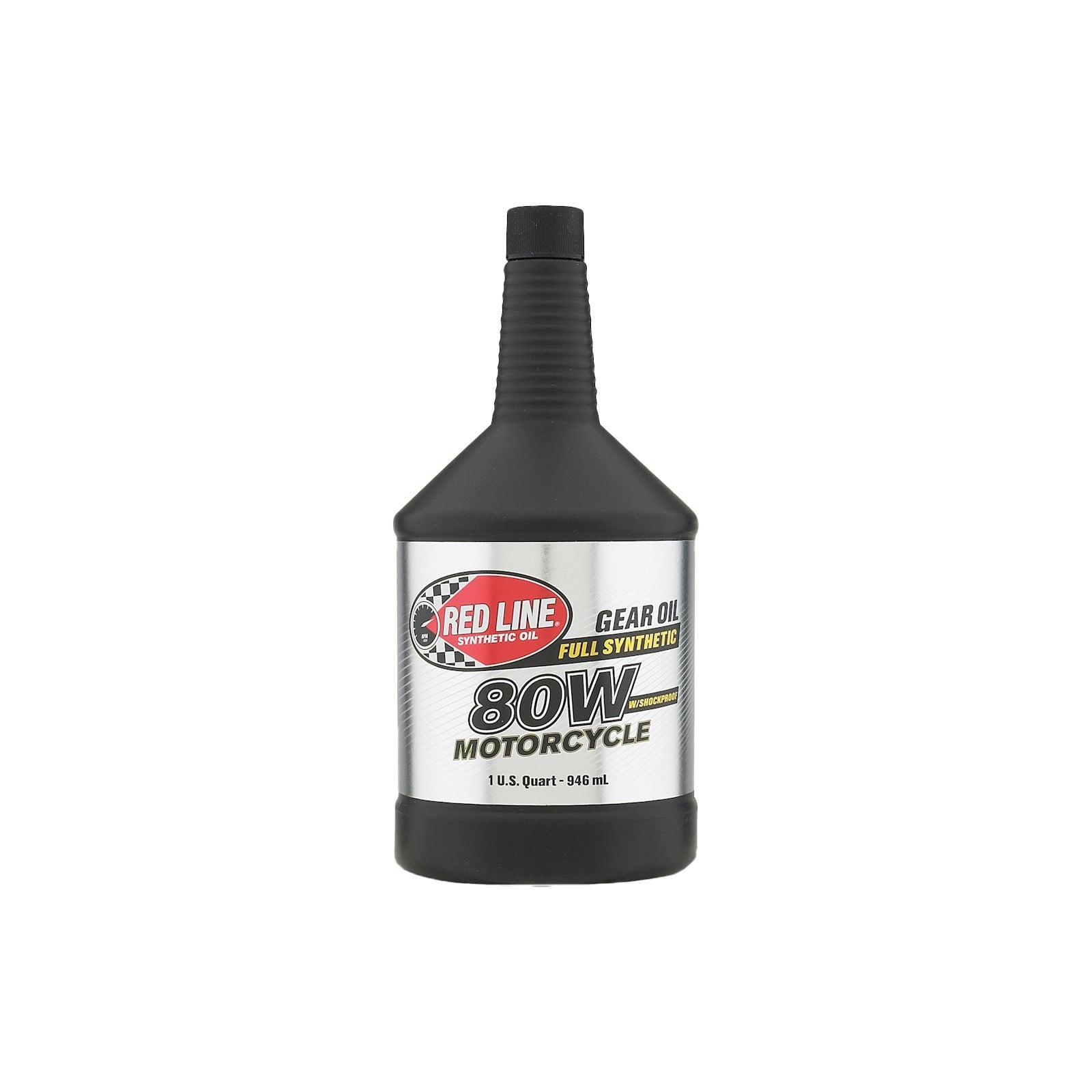 RED LINE - GEAR OIL W/SHOCKPROOF 80W 1 QT (12/CASE SOLD EA)