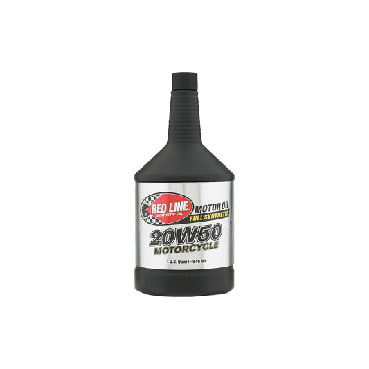 RED LINE - MOTOR OIL 20W50 4T 1 QT (12/CASE SOLD EA)