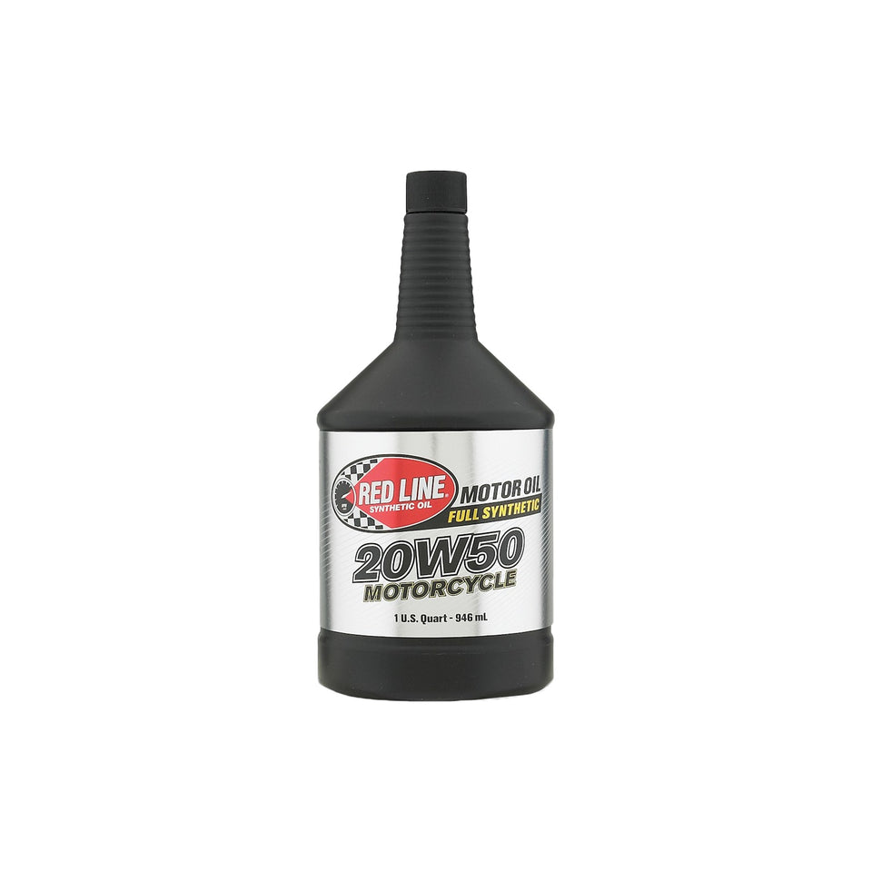 RED LINE - MOTOR OIL 20W50 4T 1 QT (12/CASE SOLD EA)