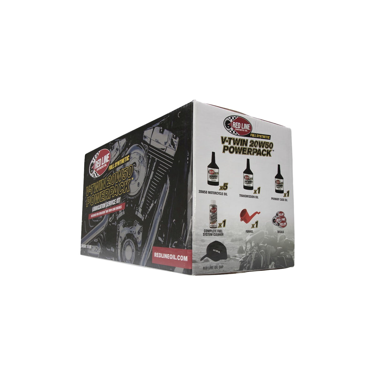 RED LINE - BIG TWIN POWERPACK 20W50 OIL CHANGE KIT