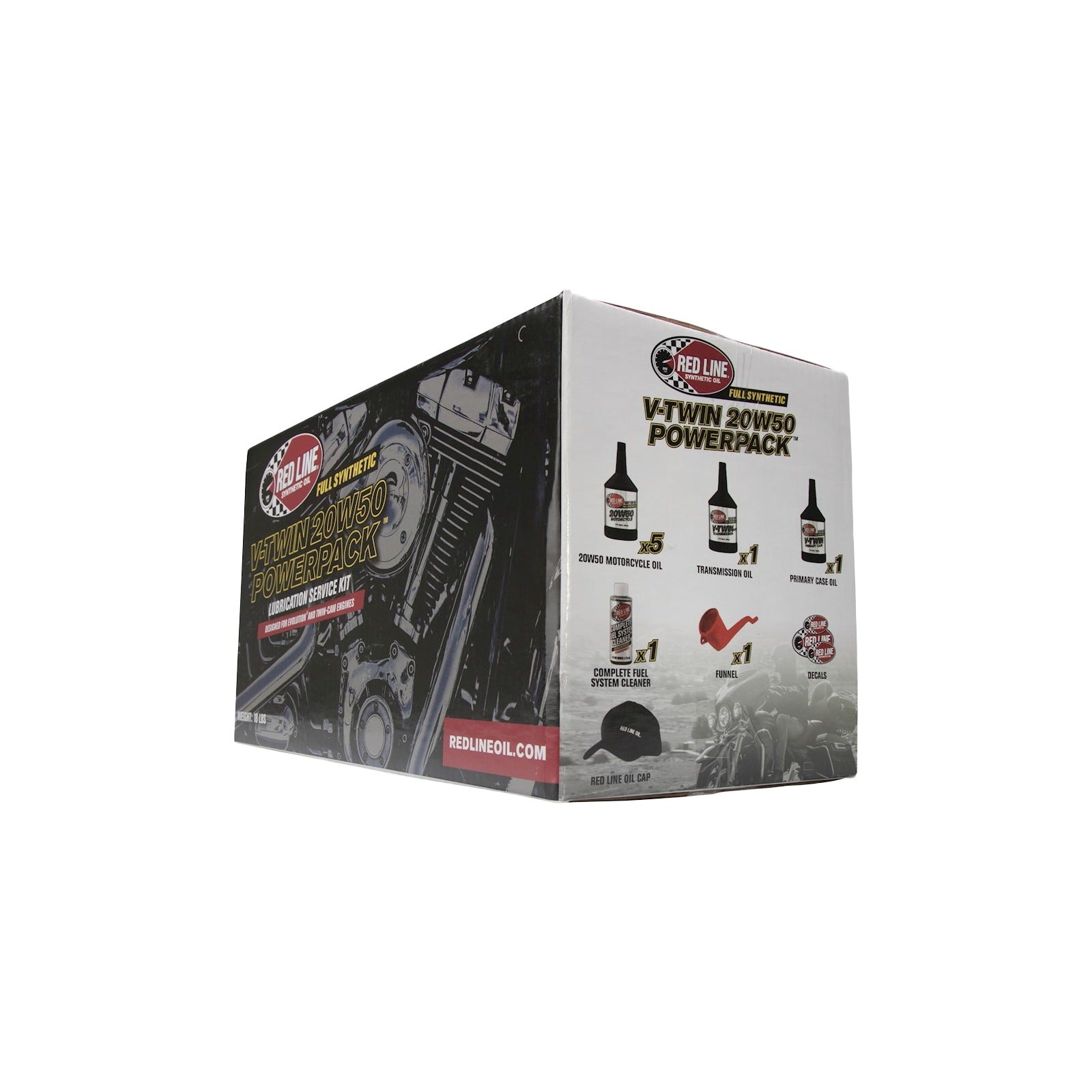 RED LINE - BIG TWIN POWERPACK 20W50 OIL CHANGE KIT