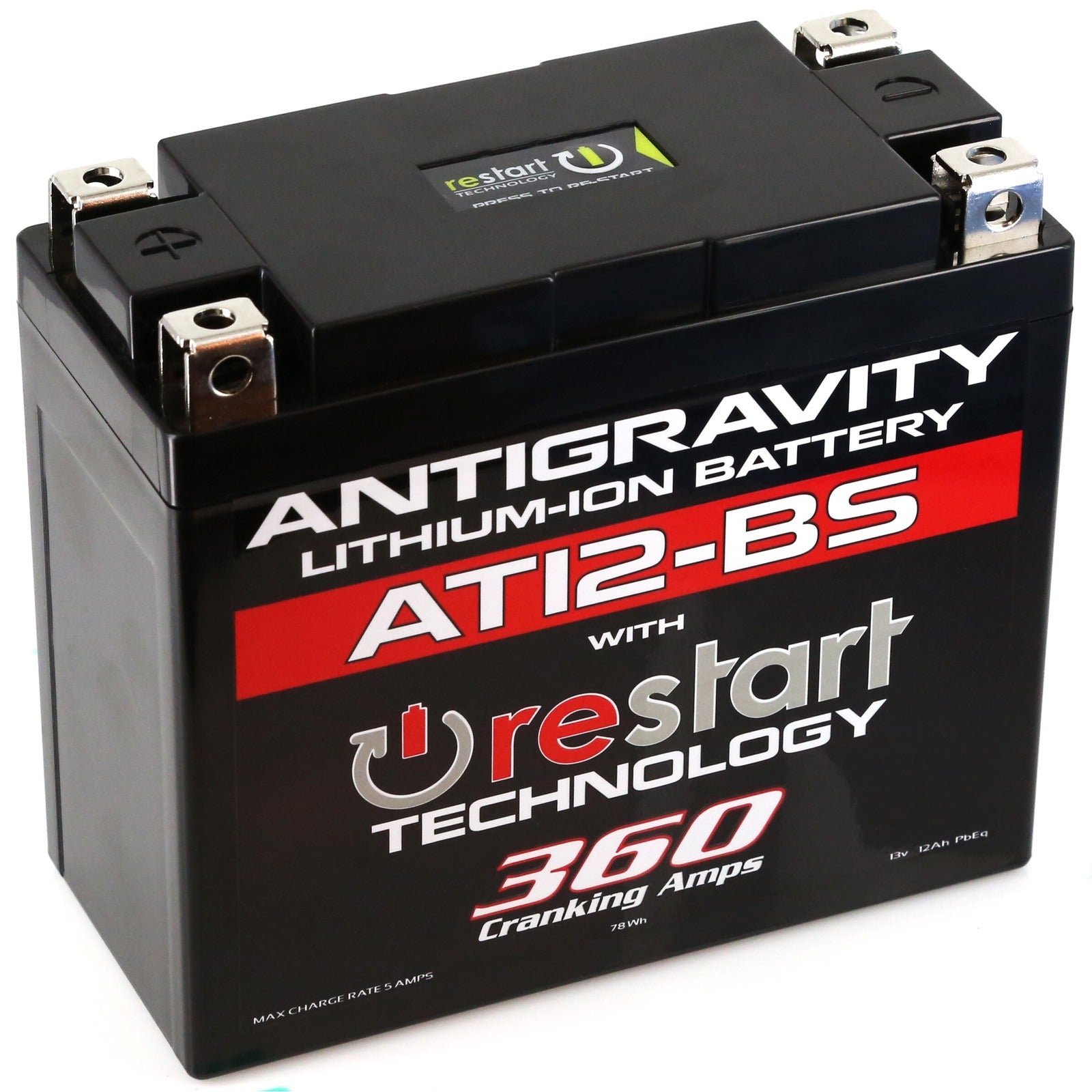 ANTIGRAVITY - LITHIUM BATTERY AT12BS-RS 360 CA