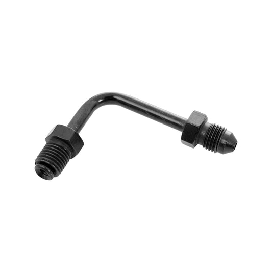 GOODRIDGE - TUBE ADAPTER - 90 DEGREES - SHORT - BLACK