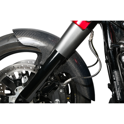 HOFMANN DESIGNS - CARBON FIBER SHORTY FENDER FRONT 19" FLH 14-22