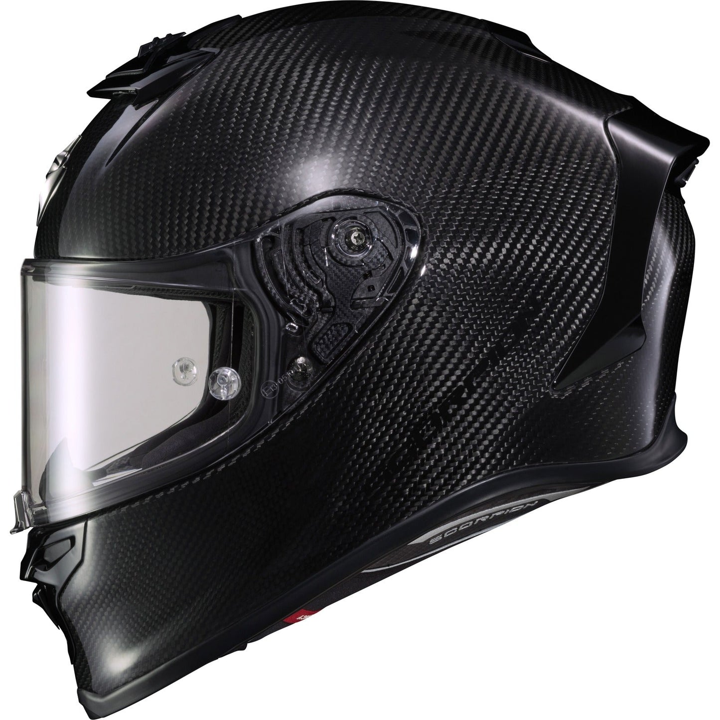 SCORPION EXO - EXO-R1 AIR FULL FACE HELMET CARBON GLOSS BLACK XS