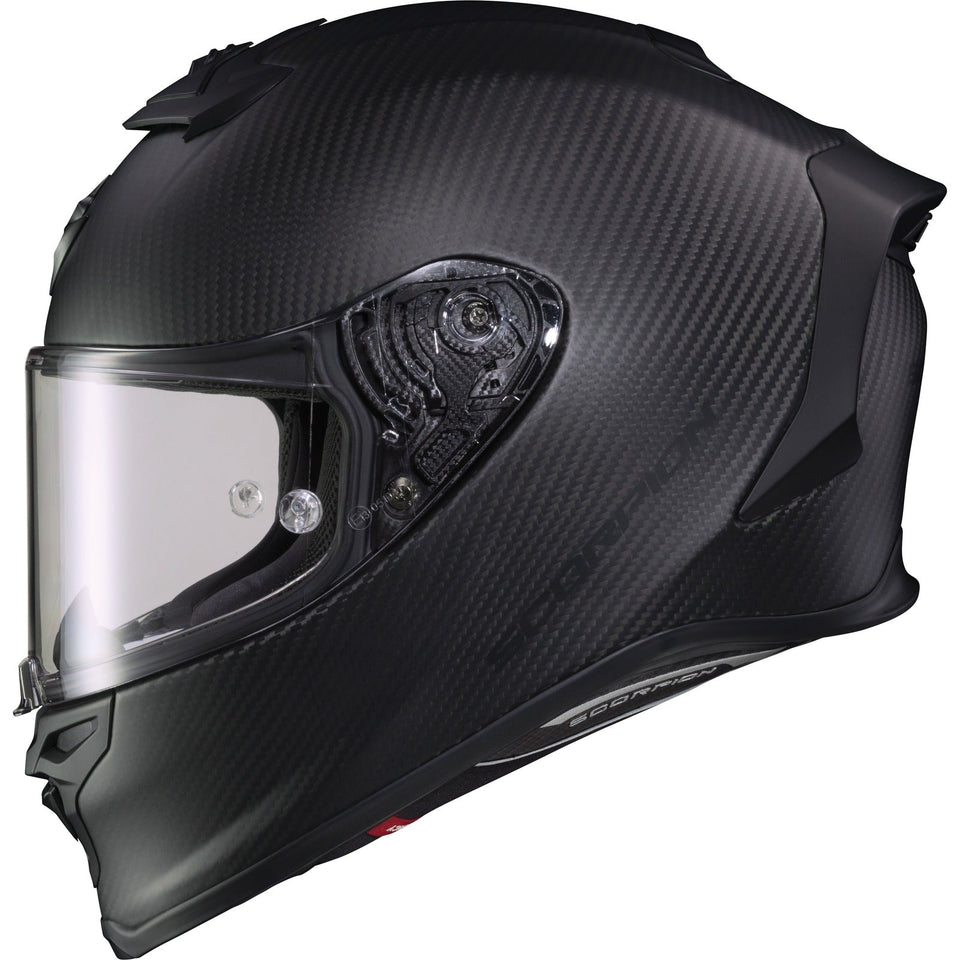 SCORPION EXO - EXO-R1 AIR FULL FACE HELMET CARBON MATTE BLACK XS