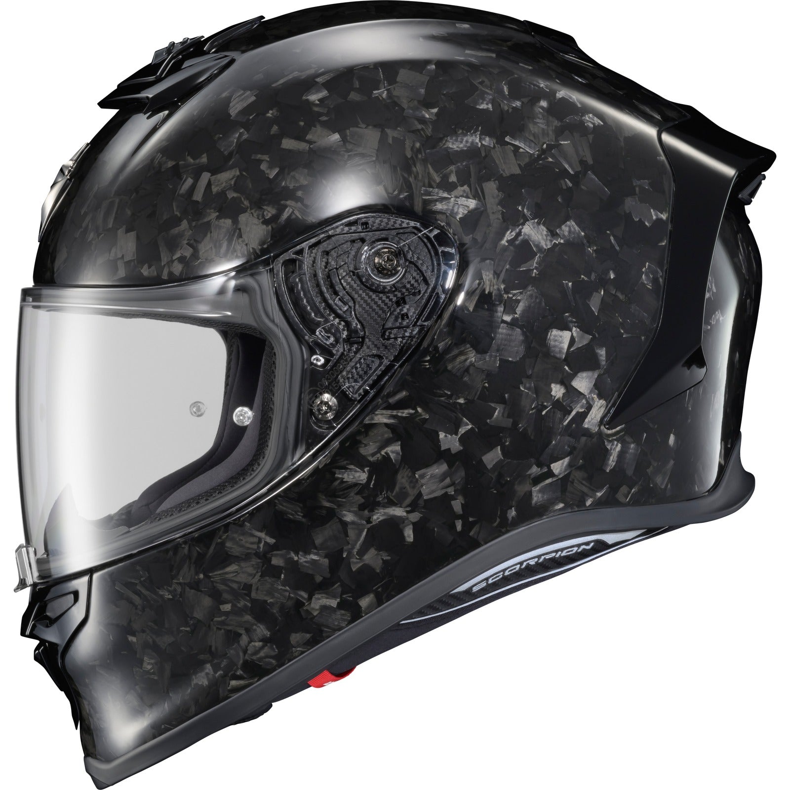 SCORPION EXO - EXO-R1 AIR FULL FACE HELMET CARBON ONYX - GLOSS BLACK