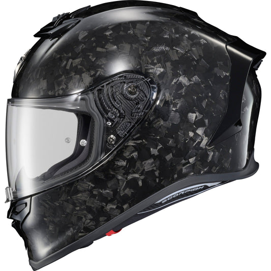 SCORPION EXO - EXO-R1 AIR FULL FACE HELMET CARBON ONYX - GLOSS BLACK