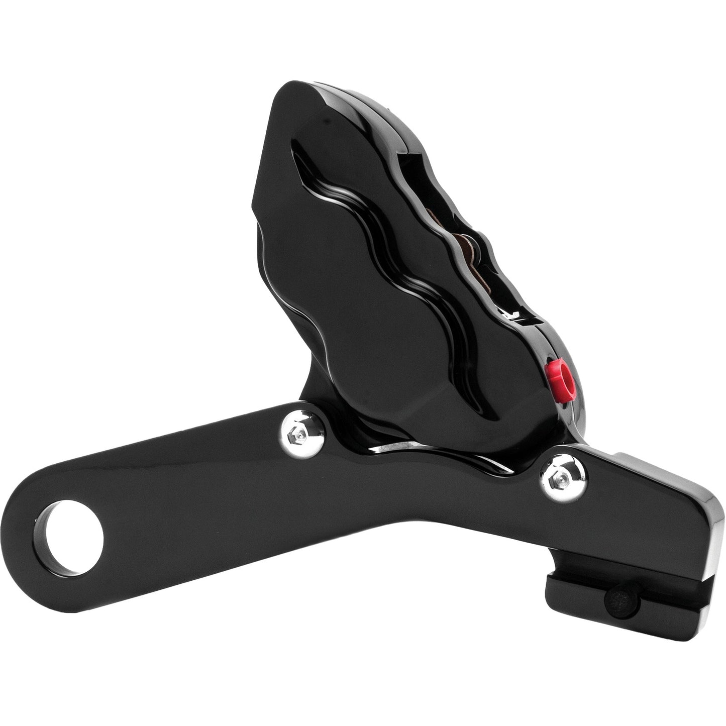 HAWG HALTERS INC - 4 PIST REAR CALIPER KIT BLACK 25MM FLT 08-UP