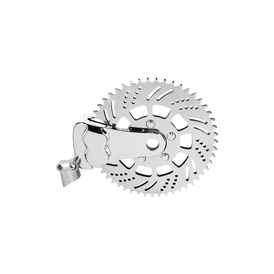 HAWG HALTERS INC - SPROCKET BRAKE KIT 51T L/H CHROME