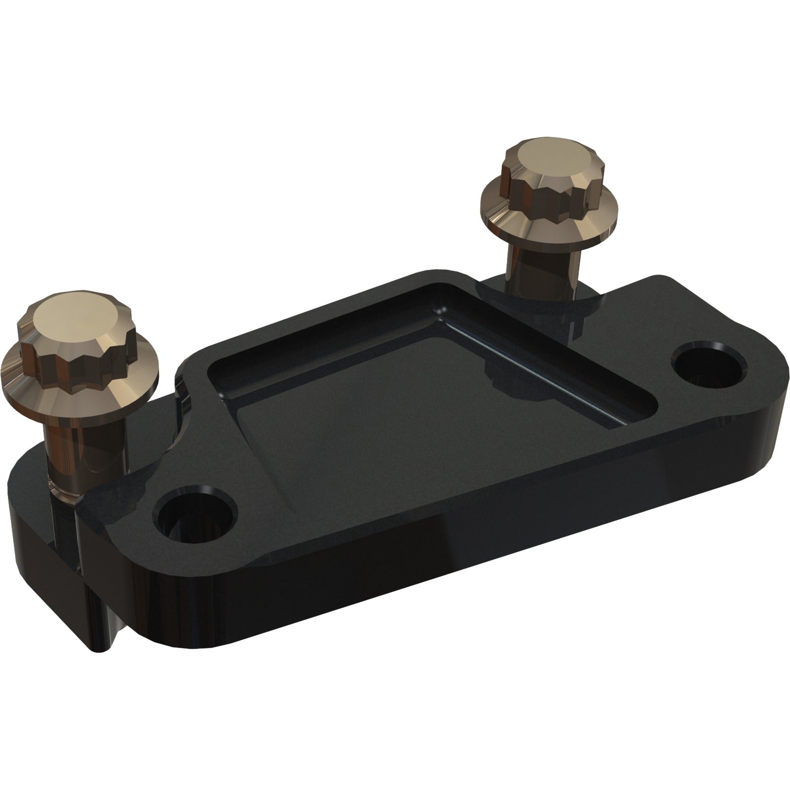 HAWG HALTERS INC - CALIPER ADAPTOR BRACKET - CALIPER ADT BRKT 13" RTR RH FOR STK CALIPER BLACK