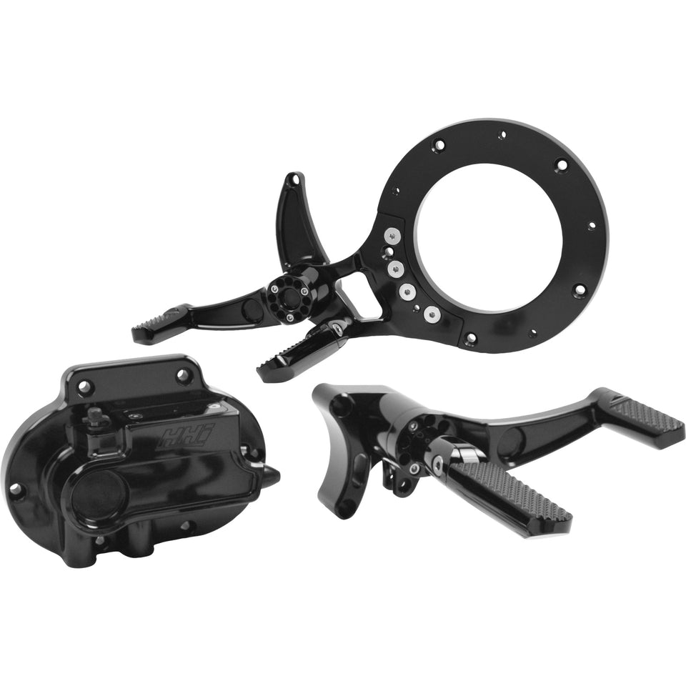 HAWG HALTERS INC - DOMINATOR MID-CONTROLS KIT - MID-CNTRL KIT CBL CLUTCH BLACK FLH 21-25