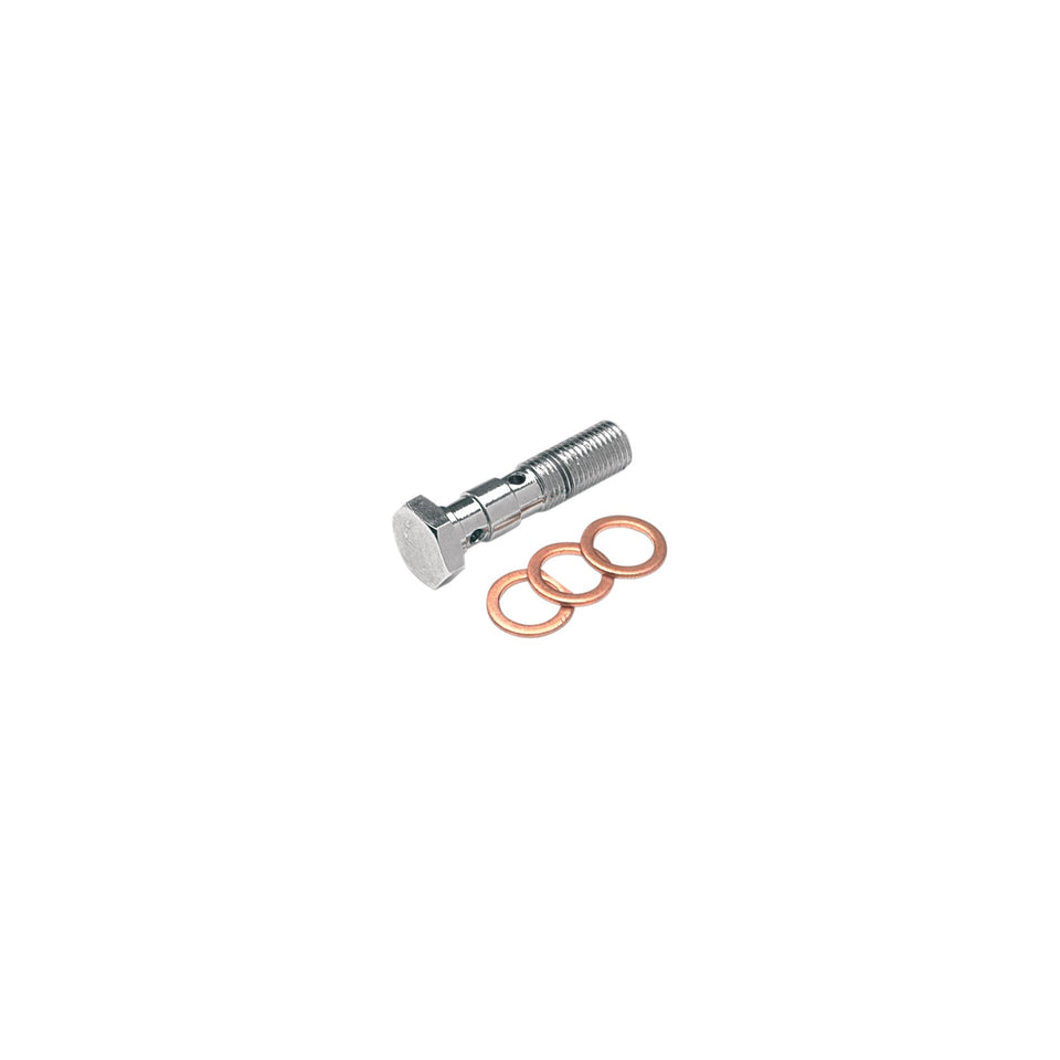 GOODRIDGE - BANJO BOLT - 3/8-24 - DOUBLE - CHROME