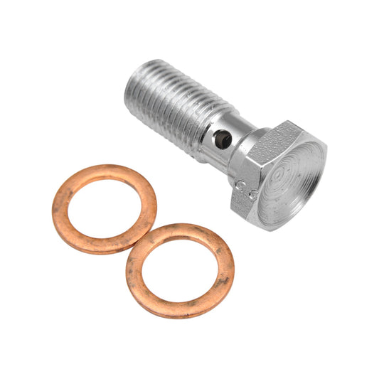 GOODRIDGE - LONG BANJO BOLT - 3/8-24 - SINGLE - CHROME
