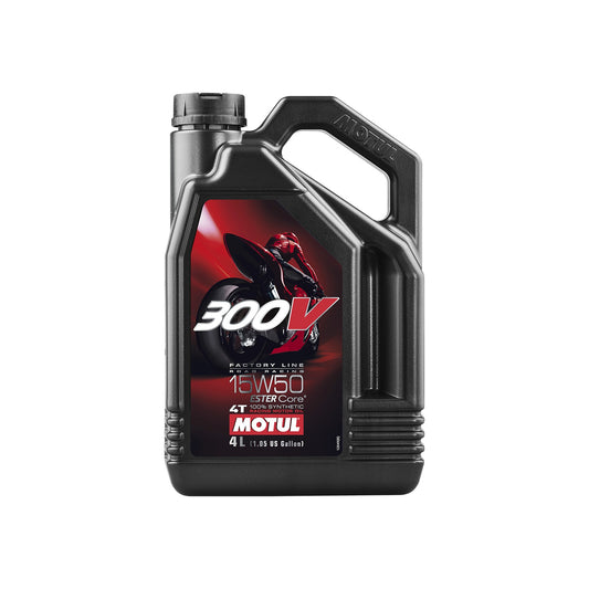 MOTUL - 300V COMPETITION SYNTHETIC OIL 4T 15W50 4-1L