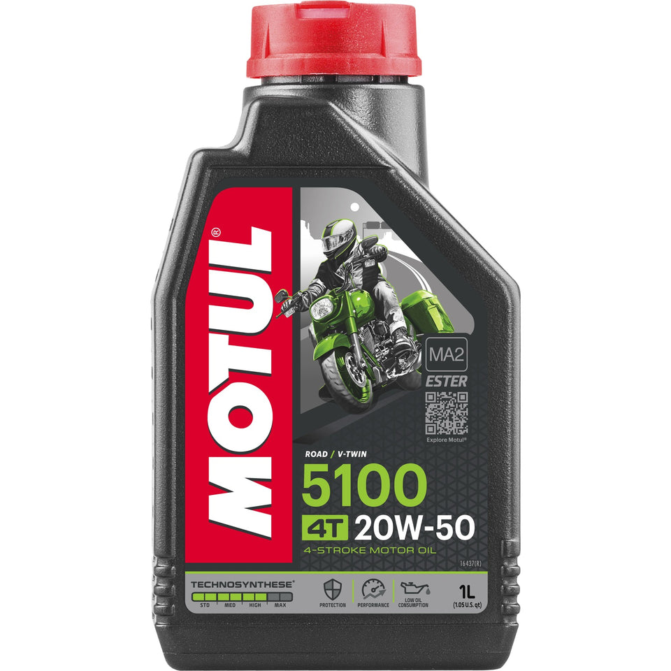 MOTUL - 5100 OIL 4T 20W50 1L 12/CASE