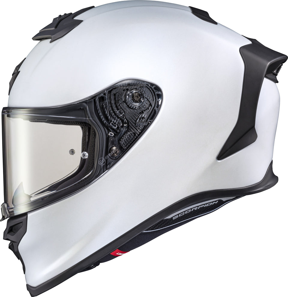 SCORPION EXO - EXO-R1 AIR FULL FACE HELMET - MATTE PEARL WHITE