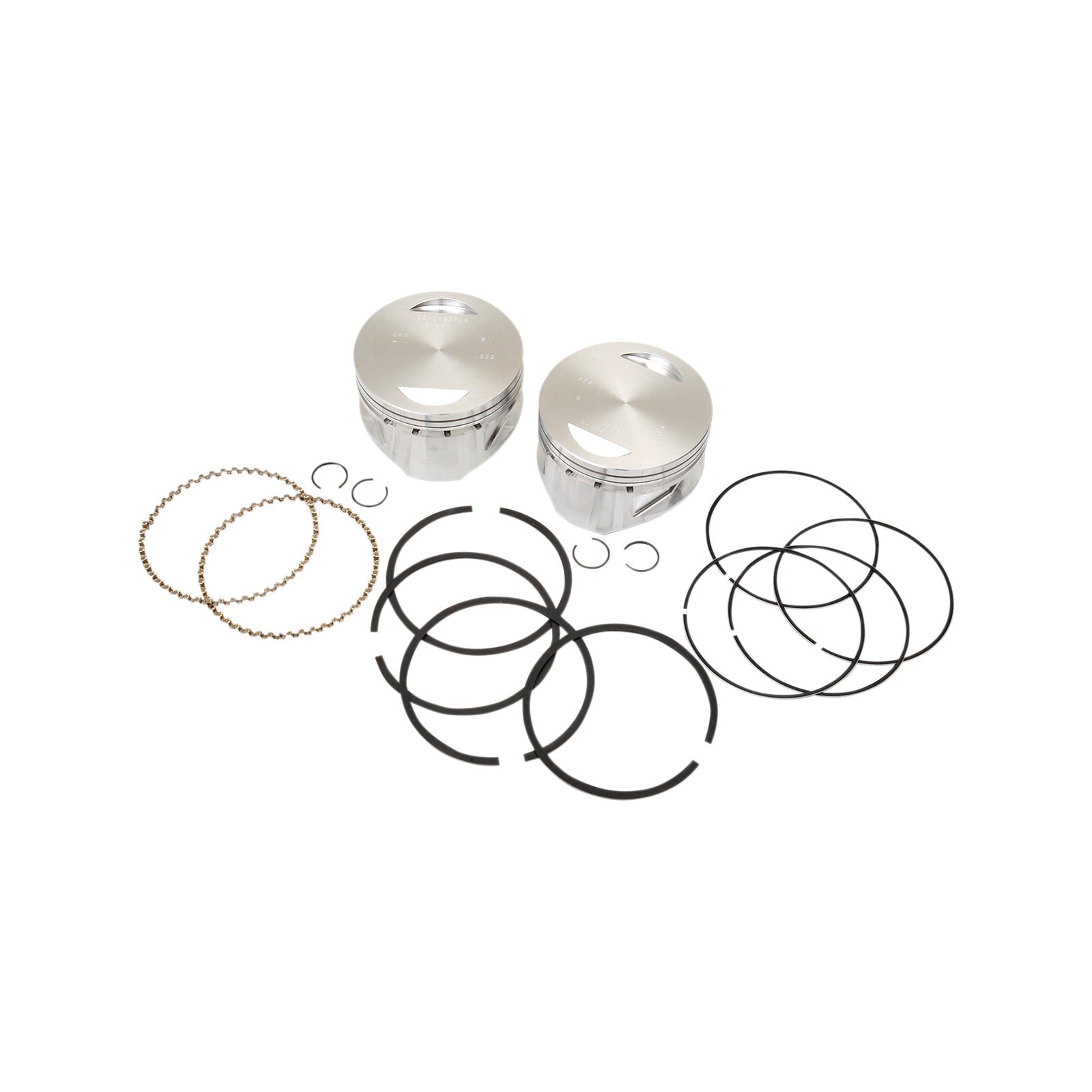 S&S CYCLE - PISTON KIT - FOR 100"/107" SUPER SIDEWINDER(R) - 4.000" - +0.020"